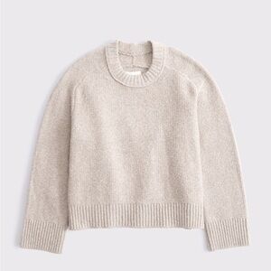 Abercrombie & Fitch Textural Crew Sweater - Size L